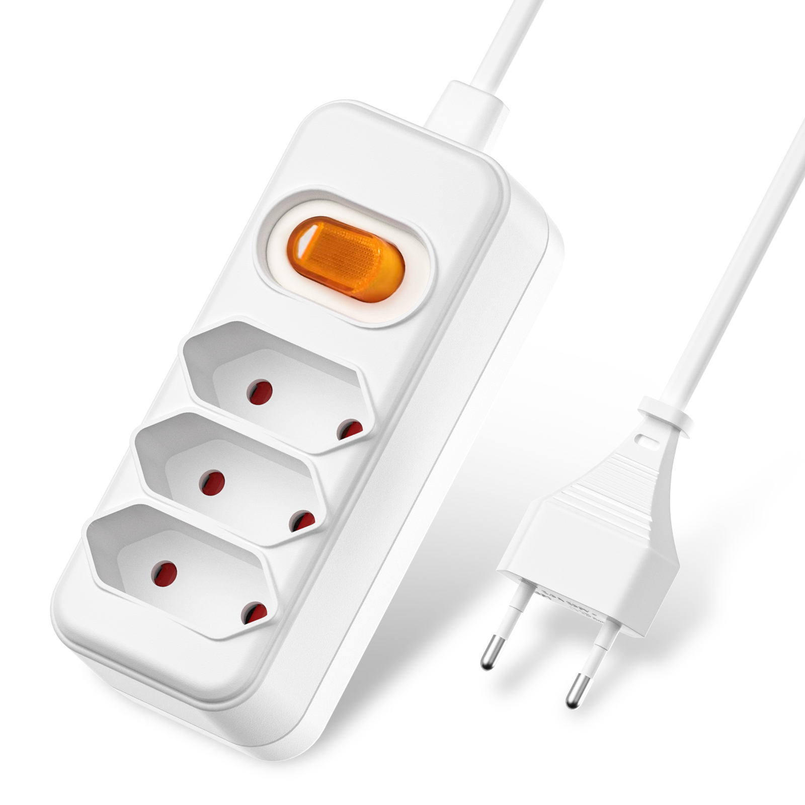 Power Strip Desk - 2-bolcowe gniazdo zasilania European EU z