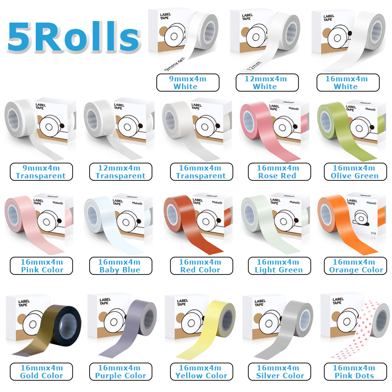 Home Office Login - 5 rolek 9mm 12mm 16mm (4