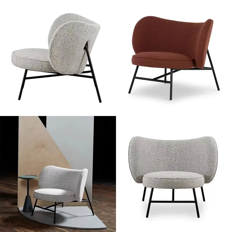 Home Office Industrial Design - Nowoczesny industrialny fotel jednoosobowy w stylu