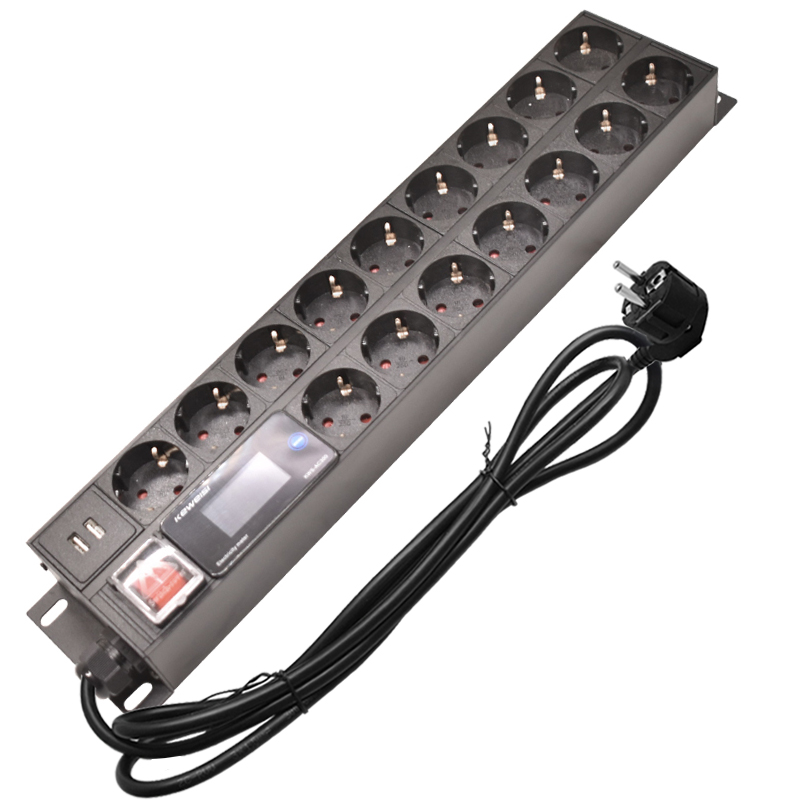 Power Strip Desk - Listwa zasilająca 2U PDU 19 cali