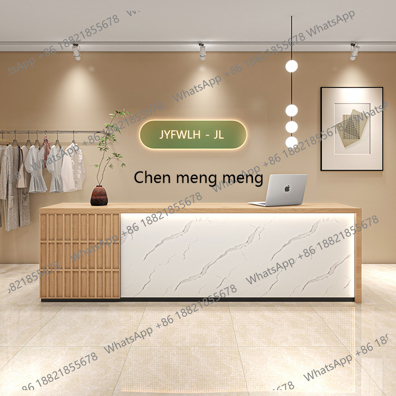 Home Office Industrial Design - Biurka recepcyjne z szufladami w stylu
