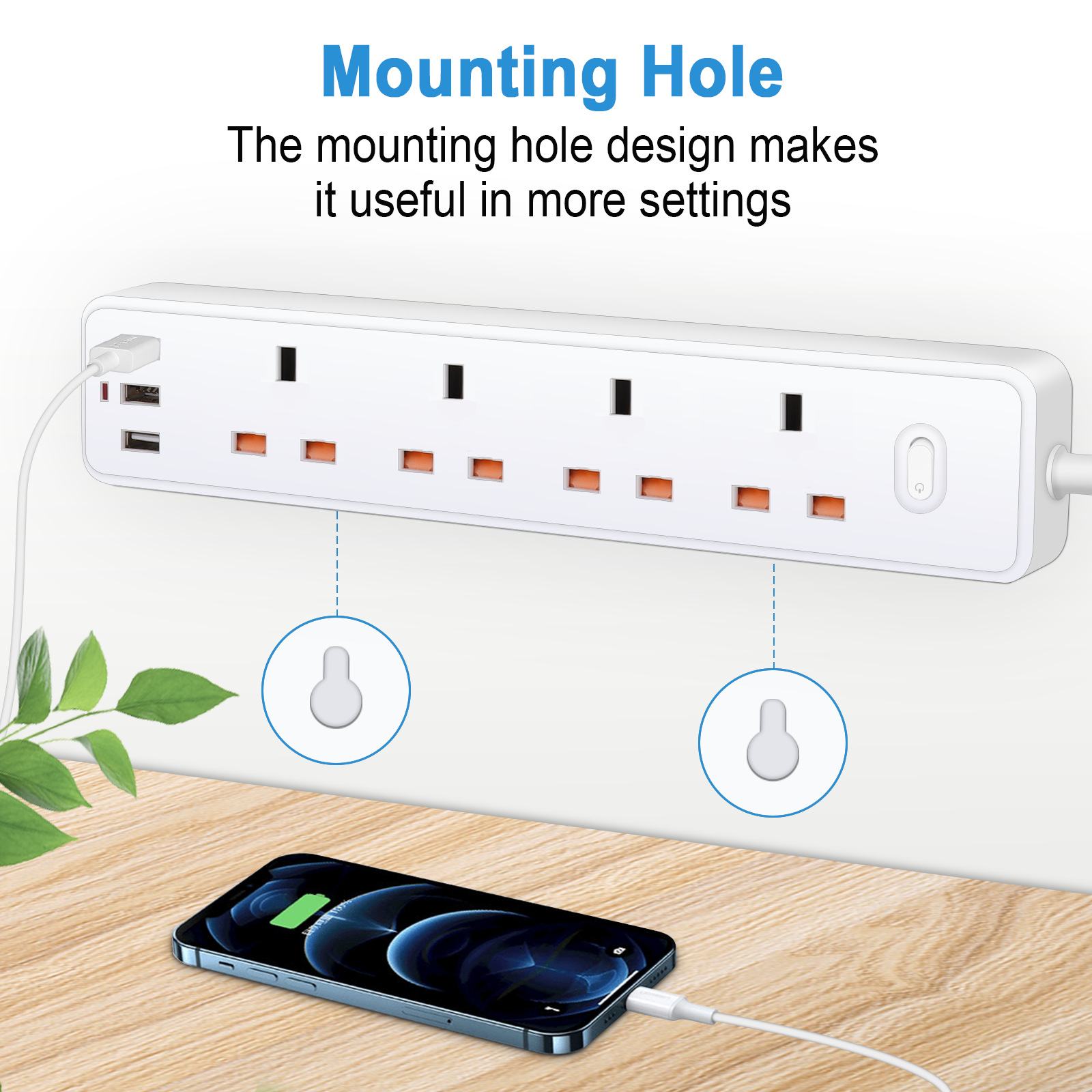 Listwa zasilająca Gniazdo elek – Power Strip Desk recenzja i cena