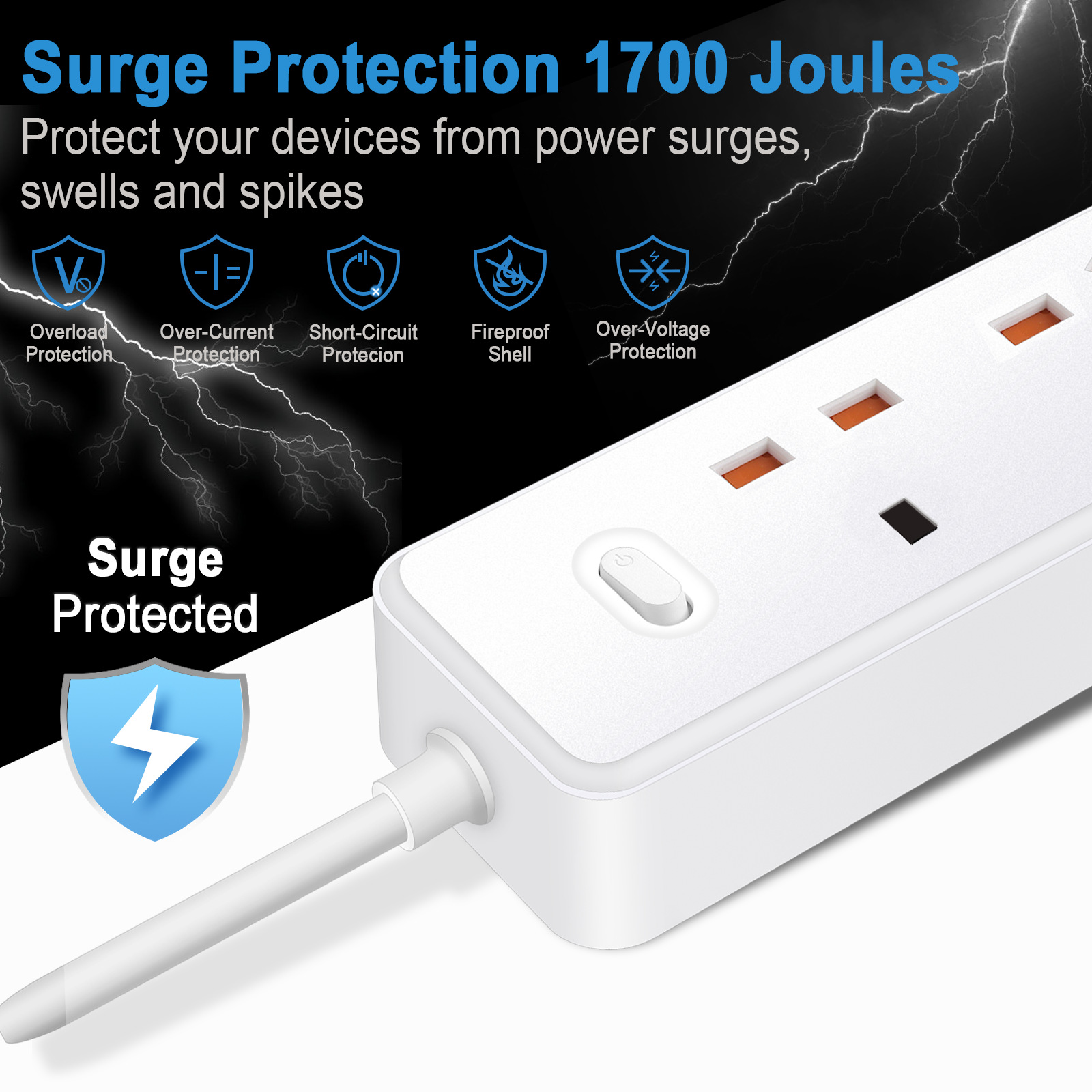 Listwa zasilająca Gniazdo elek – Power Strip Desk recenzja i cena