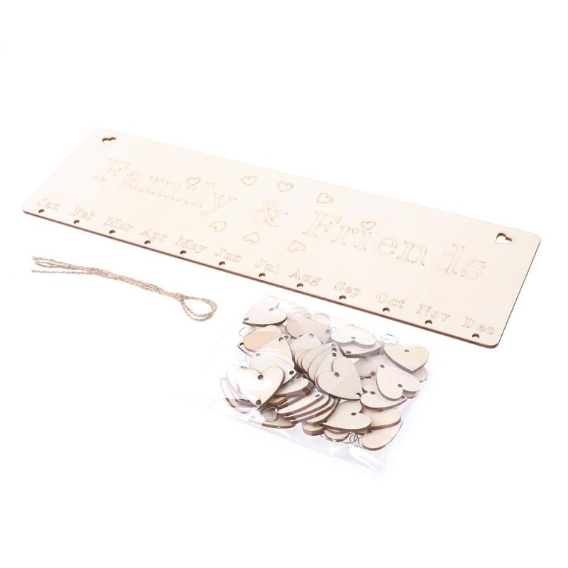 Drewniany kalendarz urodziny – Magnetic Calendar Board recenzja i cena