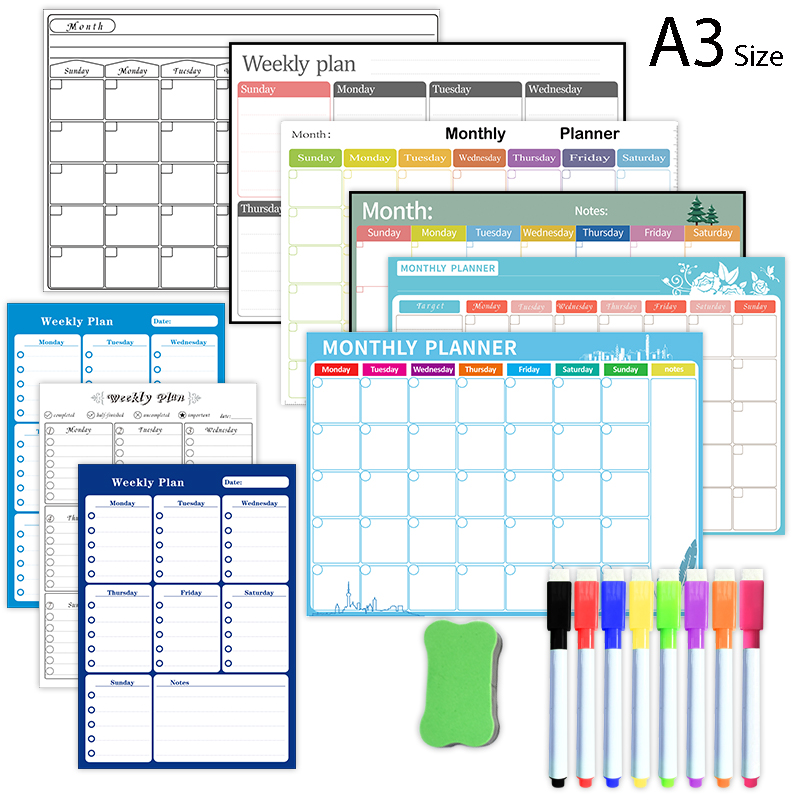 Magnetyczny tygodniowy planer  – Magnetic Calendar Board recenzja i cena