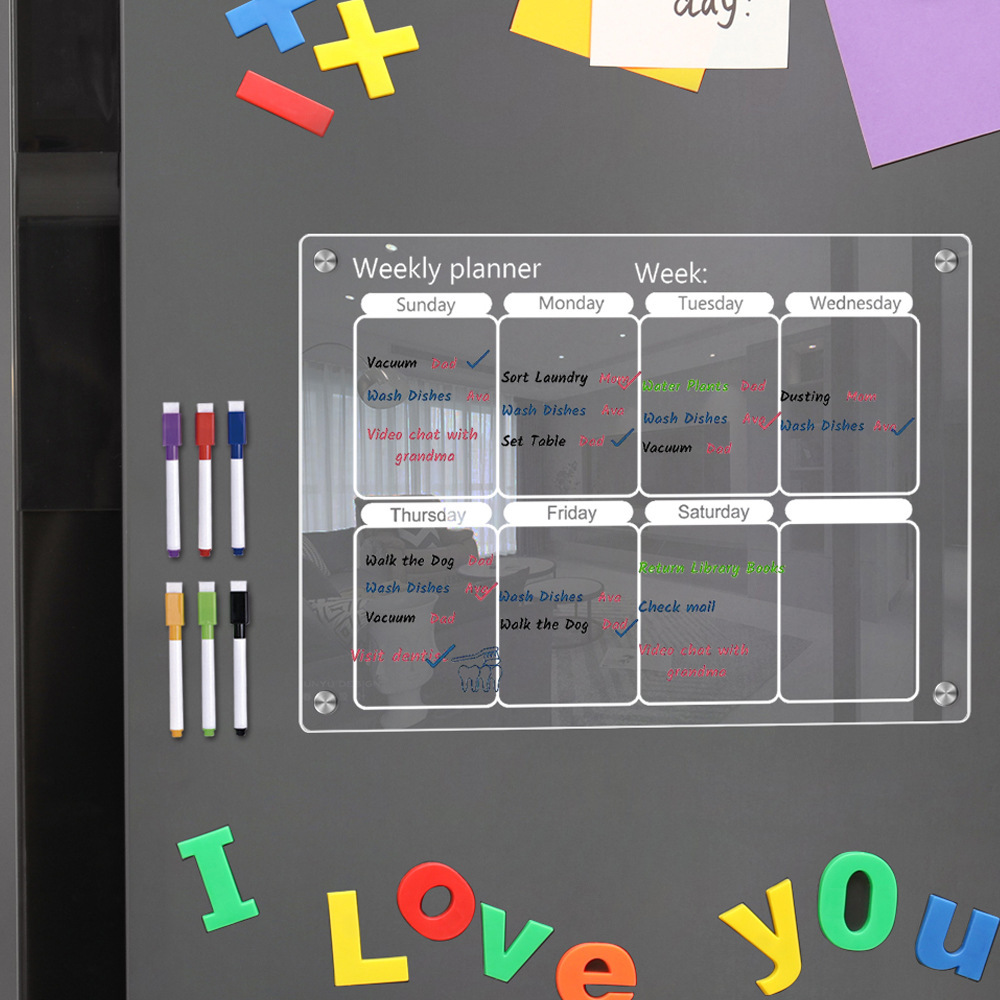 Magnes na lodówkę Tablica kale – Magnetic Calendar Board recenzja i cena