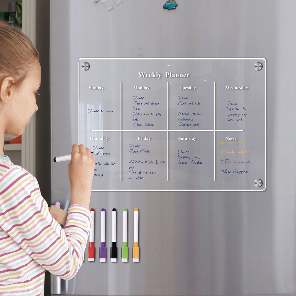 Magnes na lodówkę Tablica kale – Magnetic Calendar Board recenzja i cena