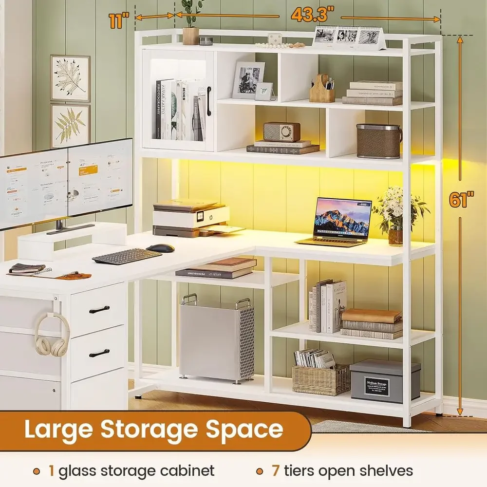 Biurko w kształcie litery L o  – Home Office L Shaped Desk recenzja i cena