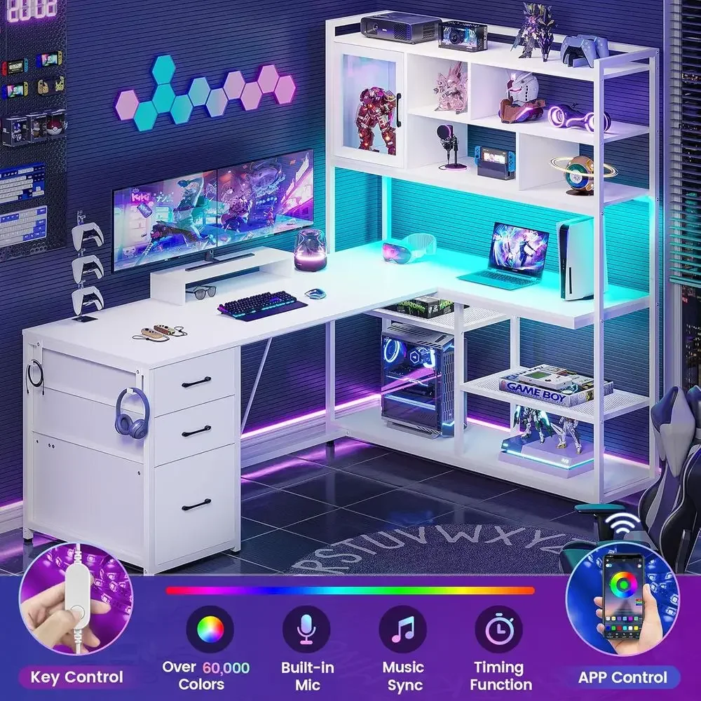 Biurko w kształcie litery L o  – Home Office L Shaped Desk recenzja i cena