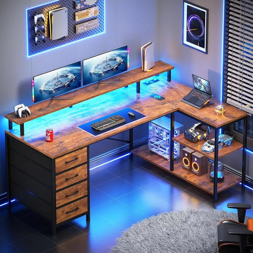 Biurko w kształcie litery L z  – Home Office L Shaped Desk recenzja i cena