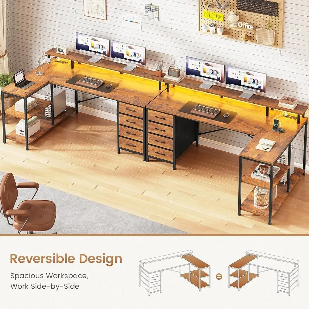 Biurko w kształcie litery L z  – Home Office L Shaped Desk recenzja i cena