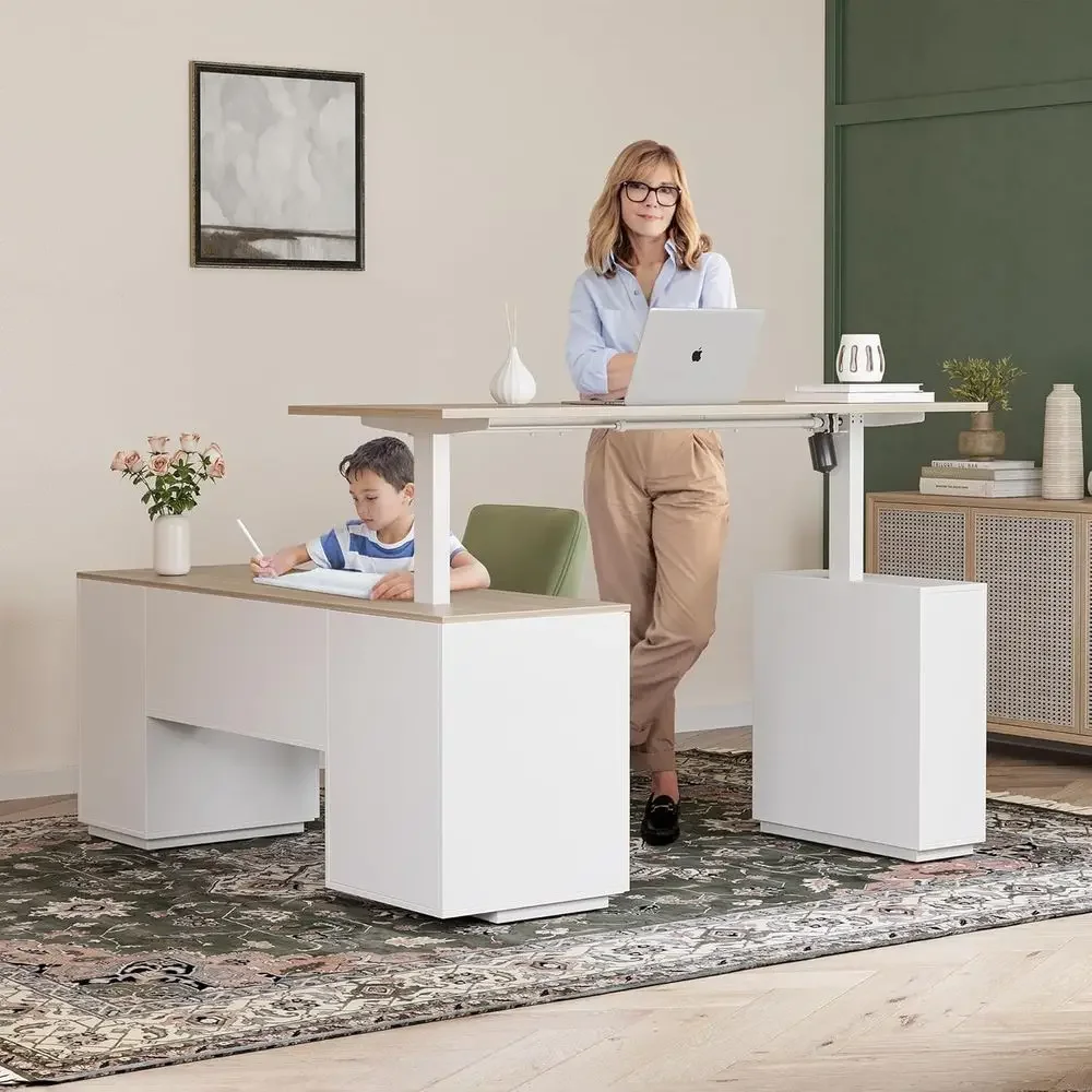 Biurko w kształcie litery L o  – Home Office L Shaped Desk recenzja i cena