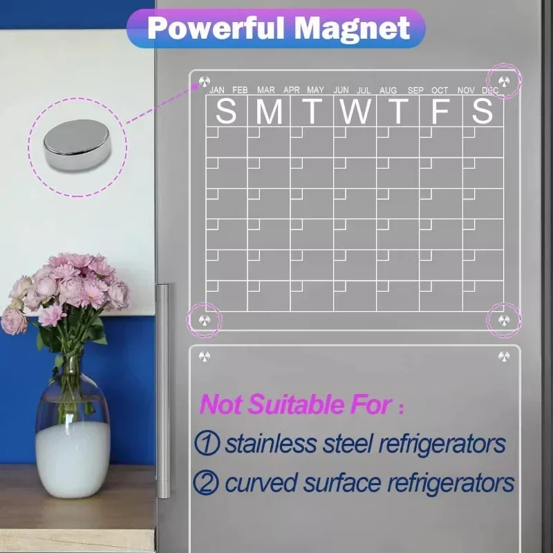 Magnes na lodówkę Naklejka Prz – Magnetic Calendar Board recenzja i cena