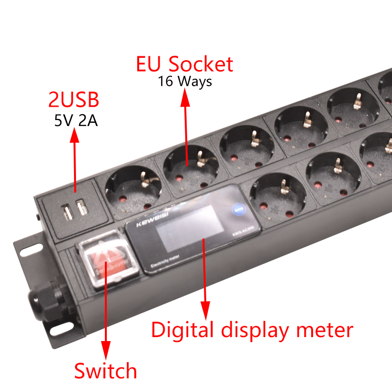 Listwa zasilająca 2U PDU 19 ca – Power Strip Desk recenzja i cena