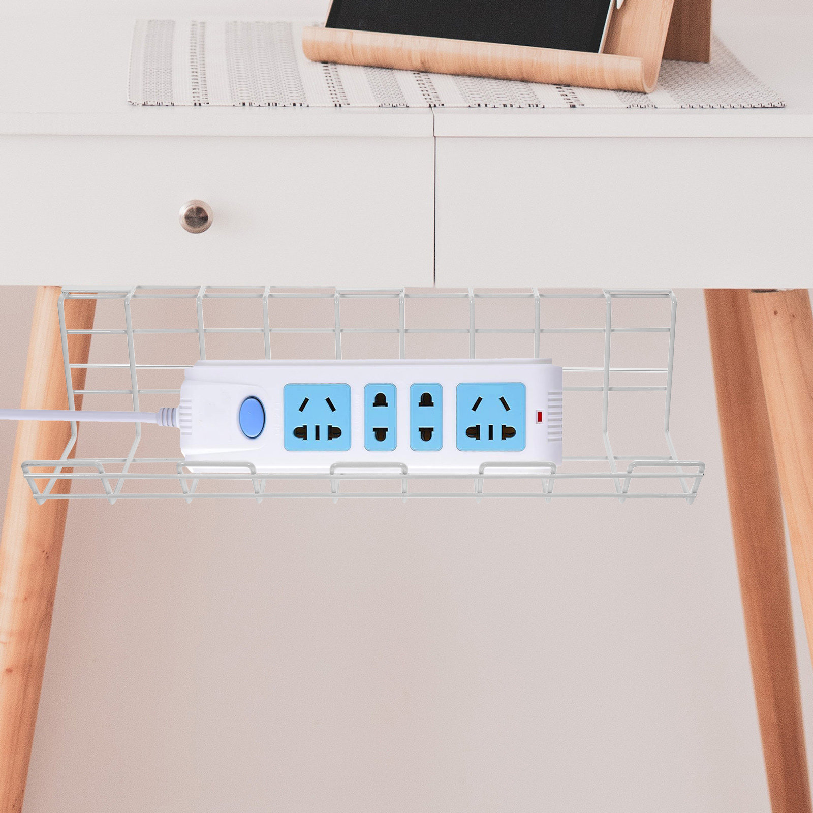 2 szt. Organizery kablowe pod  – Power Strip Desk recenzja i cena